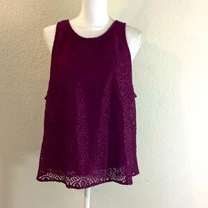 Arizona Jeans Co. lace sleeveless top Junior Plus XXL